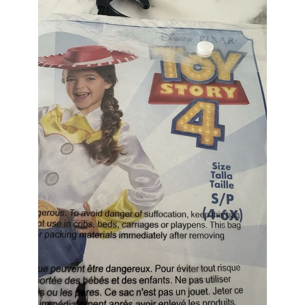 Disney Toy Story 4 Movie Jessie Cowgirl Halloween Costume Size 4-6 Small